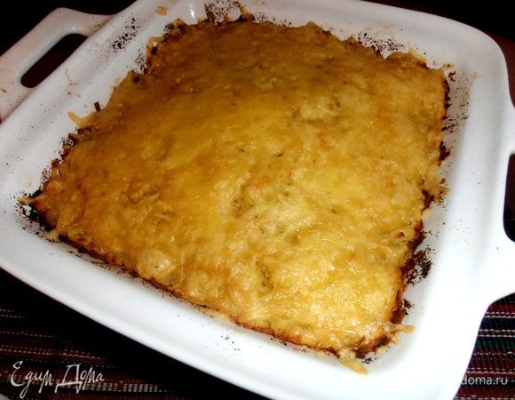 Отправляем в духовку ещё на 20-25 минут(смотря,какая корочка из сыра Вам нравится!)