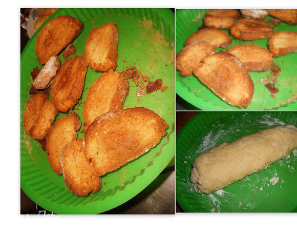 Выпекать при т. 200 градусов до готовности, затем достать из духовки и остудить нарезать на кусочки и поставить в духовку при т. 100 градусов и подсушить в течении 30 мин 