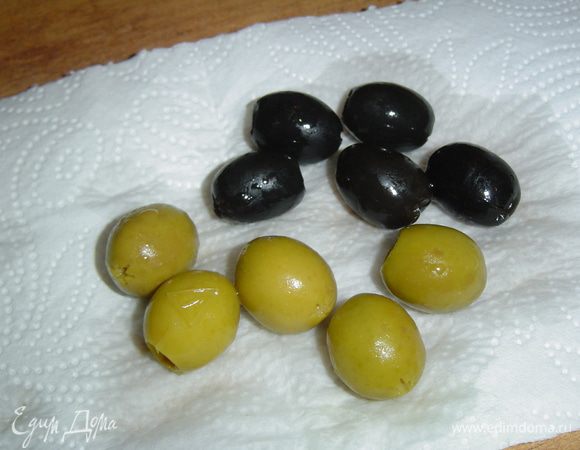Маслинам и оливкам даем обсохнуть. 