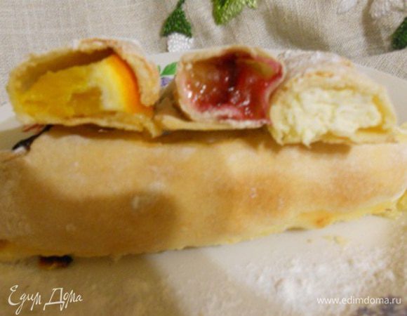 Рулетики получаються  вкусные и мягкие, приятного аппетита...