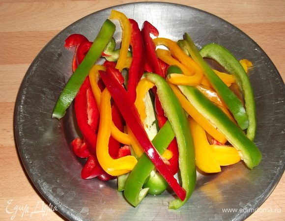 нарезаем дольками прец