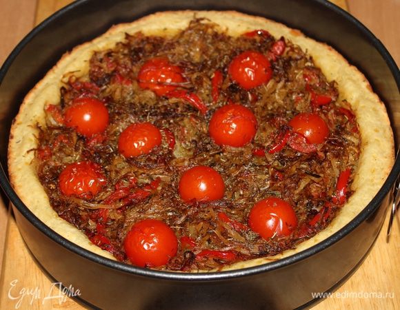 Выпекать в разогретой духовке 50 минут при температуре 180 градусов.