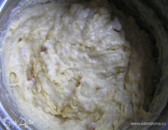 хорошо перемешать и оставить отдыхать на 30-40 минут в теплом месте.

