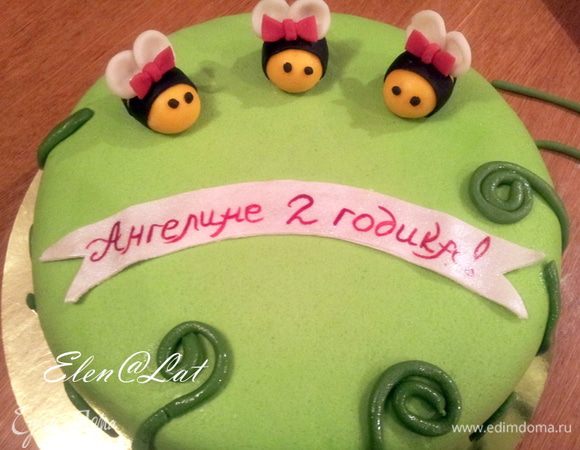 Они у меня заняли главную позицию на торте)))
