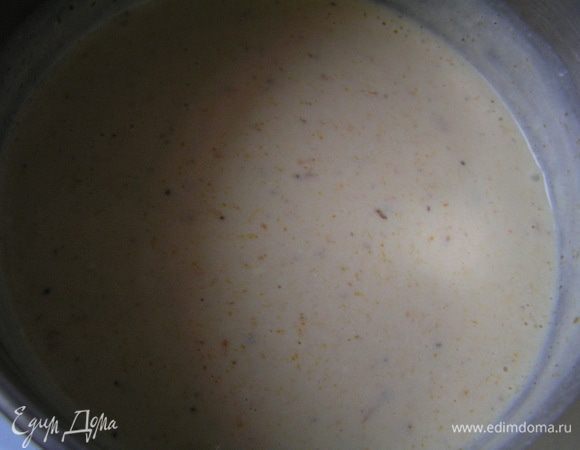 Добавить распущенный желатин и хорошо перемешать.