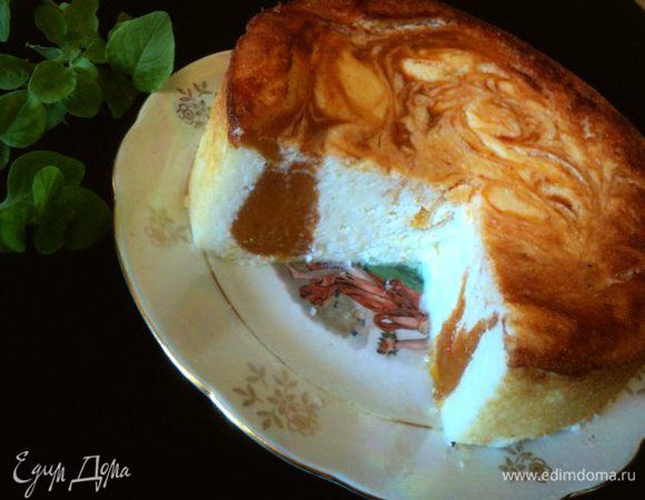 Утром режем сырник на кусочки и наслаждаемся!