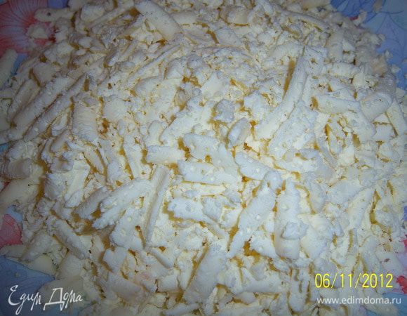 сыр натерать на тёрке 