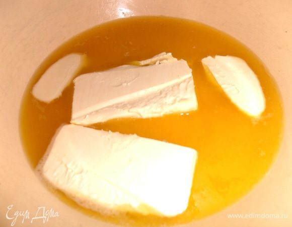 Масло для теста растопить на маленьком огне...