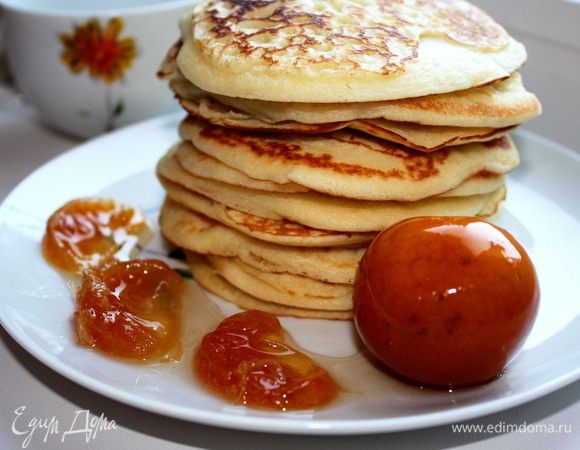 Я подавала с мандариновым вареньем,чтобы усилить цитрусовый вкус)))Приятного аппетита!!