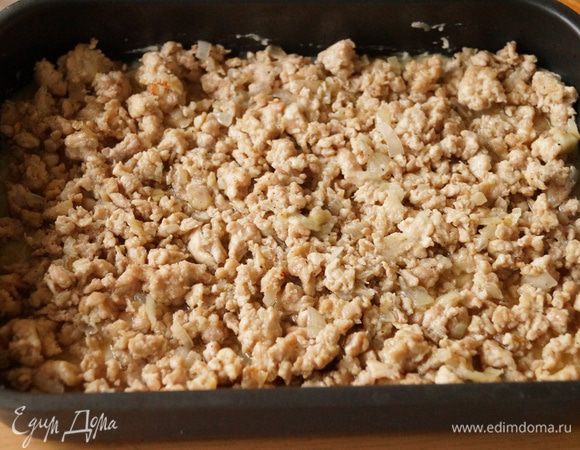 затем фарш,