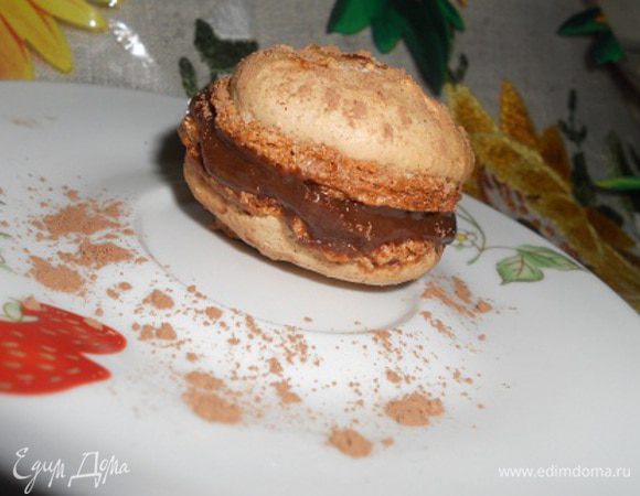 Достать из духовки остудить, собрать печенья промазав кремом. Приятного чаепития.