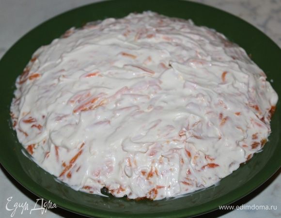 Слой майонеза.