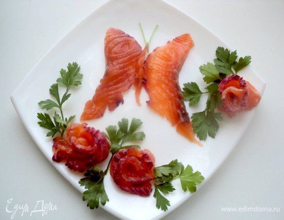 Подавать порезав тонкими пластинками как закуску. 