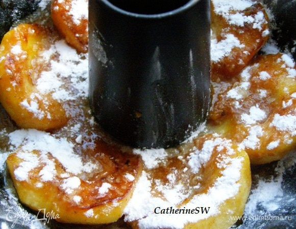 Посыпем загустителем (крахмалом)