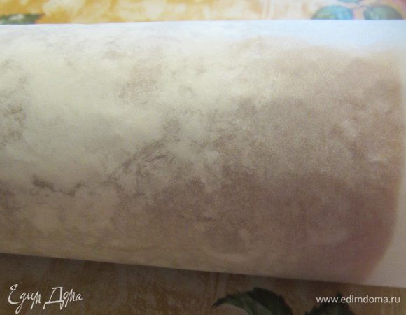 Завернуть в рулет и дать ему остыть.