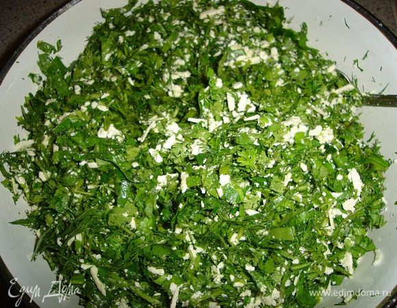 Соль, перец по вкусу, все перемешать.