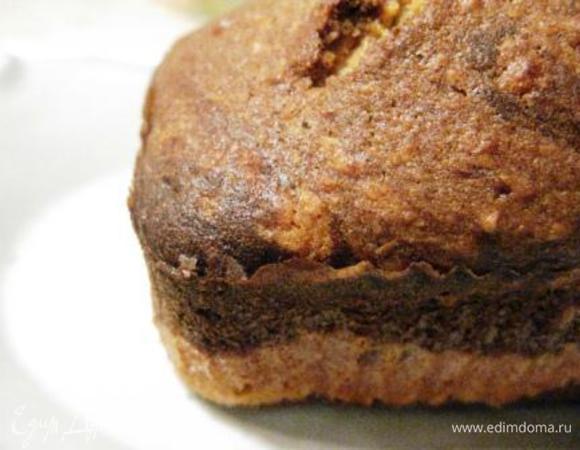 Снизьте температуру до 180 гр. Поставьте кекс на 1час 10 мин. У меня через час все было готово. дать постоять в форме около 5 мин. Остудить на решетке. Приятного аппетита!