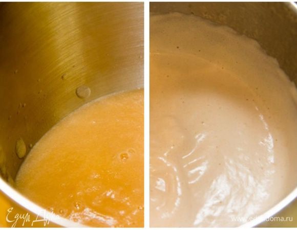 Грушевое суфле:
Груши почистить, порезать на кусочки и пюрировать блендером. Всыпать в пюре сахар, лимонную кислоту, ванилин, желатин, перемешать и оставить минут на 10, чтоб желатин набух. Через 10 минут нагреть пюре, но не доводить до кипения. Перелить пюре в миску, и начинать взбивать. Через 10 минут взбивания всыпать соду (масса побелеет) и продолжать взбивать еще 10 минут. Пюре превратиться в воздушную пену и увеличится в объеме в несколько раз.  Да, взбивать нужно именно столько, сколько указано по  времени, иначе у Вас не получится нужный объем.