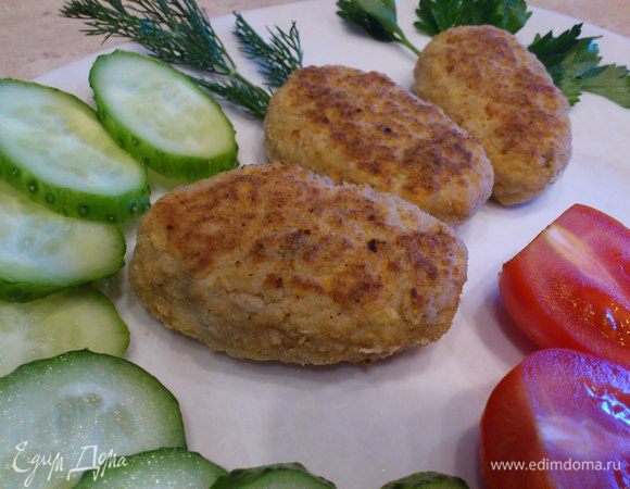 Котлетки готовы:))) Подавайте с натуральным йогуртом и овощами. Приятного аппетита!!!)