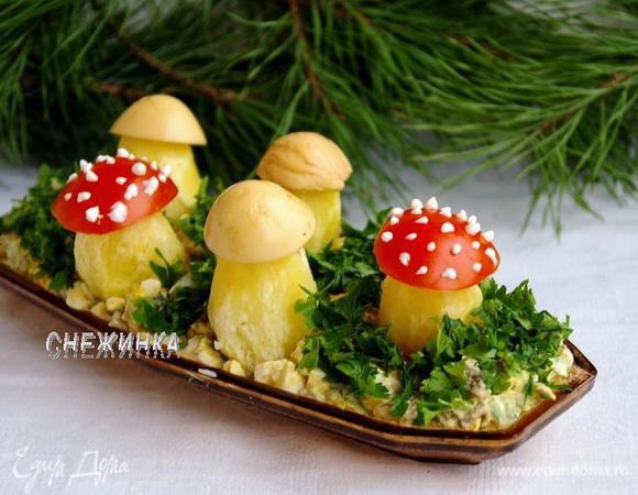 «Грибная поляна» готова! Приятного аппетита!