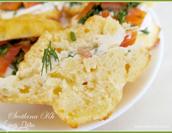 Это внутренний разрез булочек-кексов с разрыхлителем.