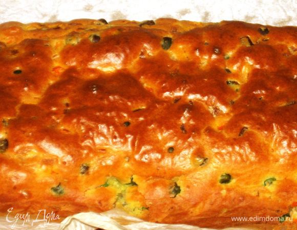 Выпекать в разогретой до 180 °С духовке 50-55 минут.Приятного аппетита:)