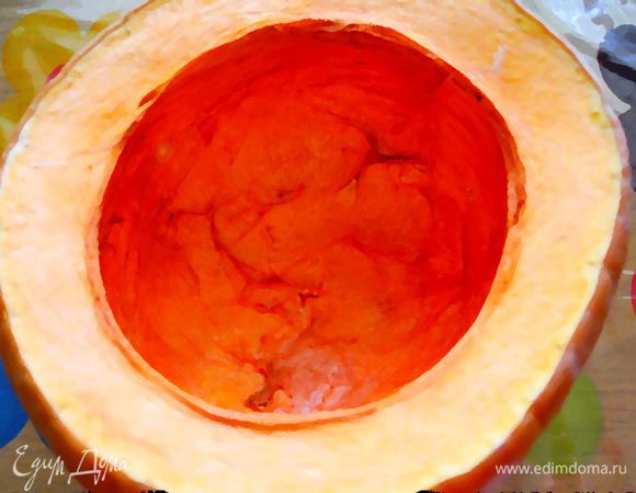 Тыкву освободить от семян.