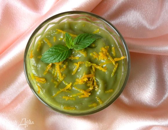 украсить веточкой мяты и цедрой апельсина.