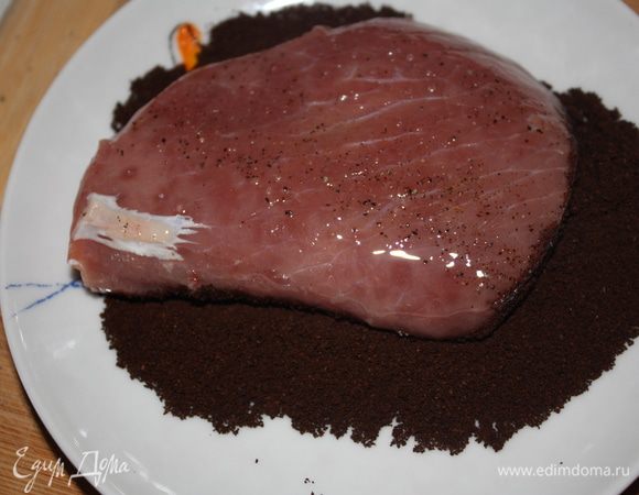 а затем в кофе...