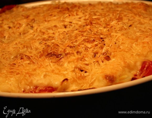 Блюдо готово! Подавать лучше горячим в качестве закуски или основного блюда, поскольку оно получается очень сытным, благодаря яйцам, сыру и орехам. Попробуйте...это очень вкусно!