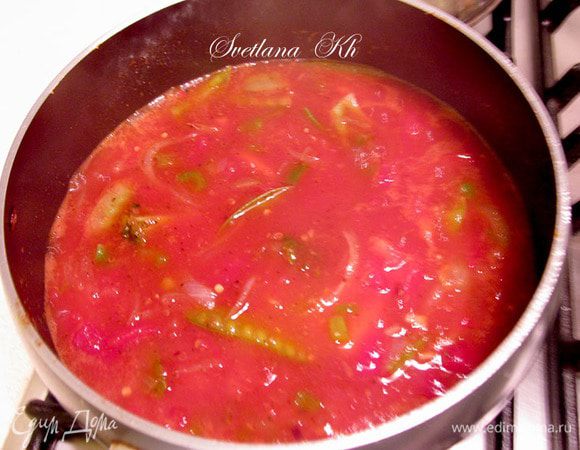 Влить 2 ст. воды. Варить 10 минут.