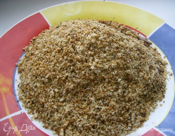 1. Размельчите орехи.