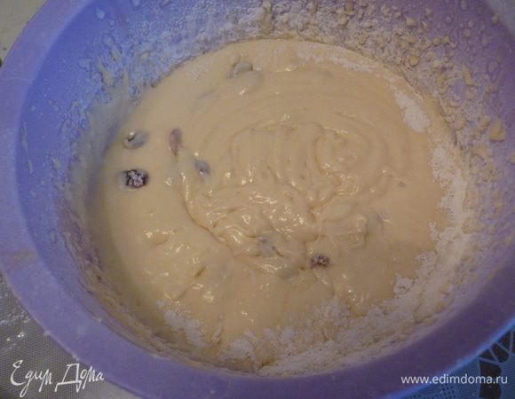 и добавить в тесто.