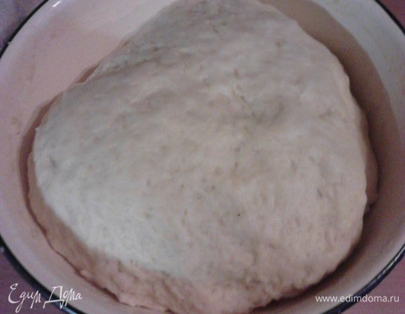 а вот так увеличилось тесто через час....