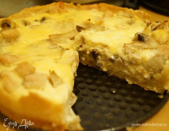 Поставить в разогретую, до 200 градусов, духовку выпекать на 30-40 минут. Приятного аппетита!!!