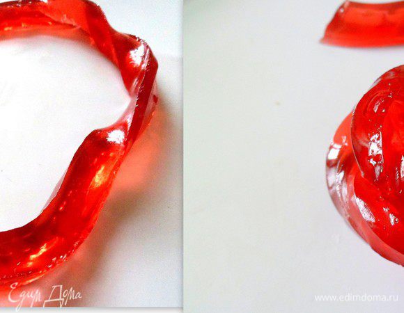 из полоски скручиваем розу,лишнее отрываем.вышлооо много роз