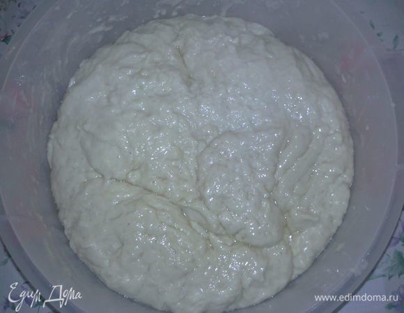 Не надо тесто забивать мукой.