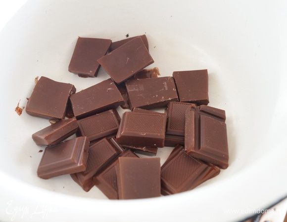 Шоколад растопить на водяной бане