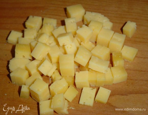 с сыром и ветчиной  поступаем также.