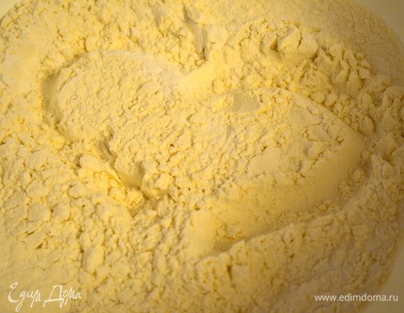 муку просеять с разрыхлителем