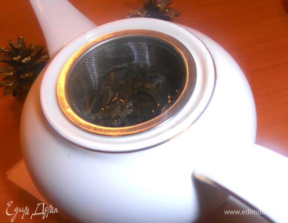 Чайные листы раскрылись и чай готов к употреблению!