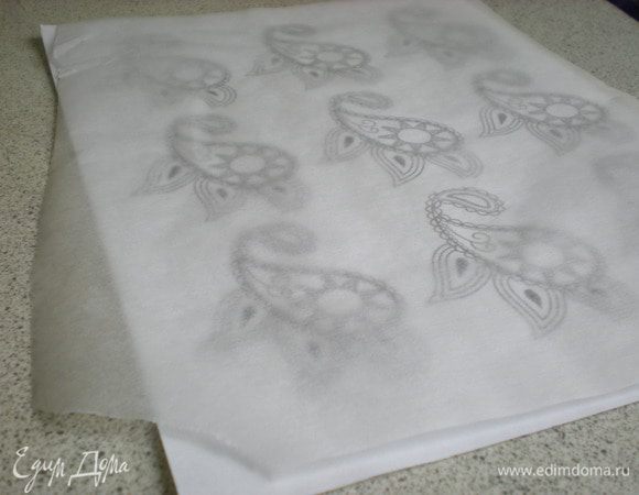 Приготовить трафарет.