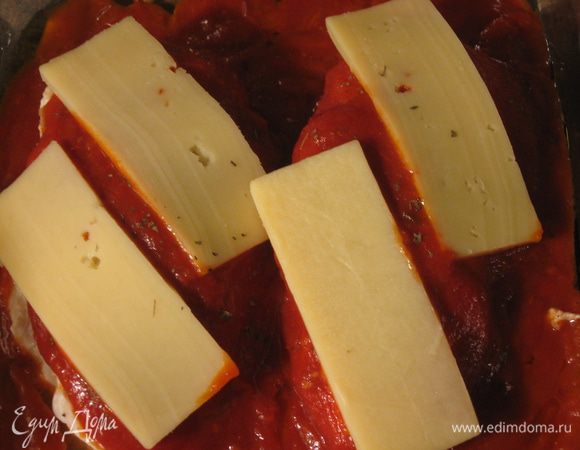 







Положить сыр. 
