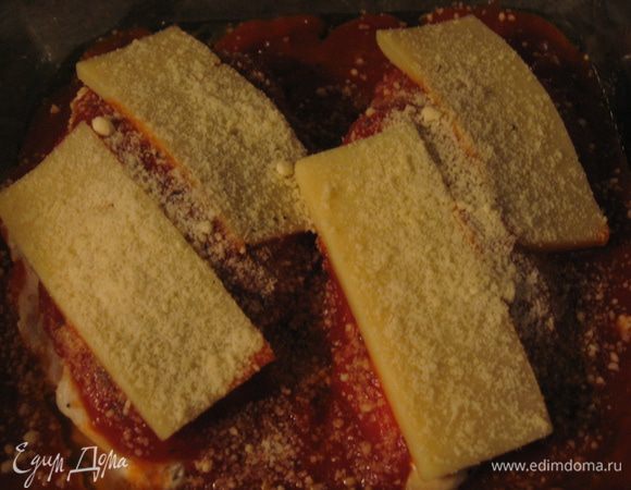 






Сверху посыпать сыром пармезан.