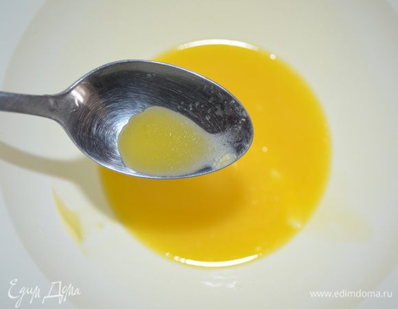 сливочное масло растопить