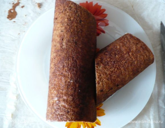 Формируем поленце с веткой...