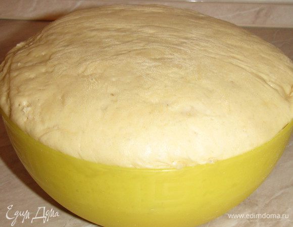 В это время как раз подошло тесто.