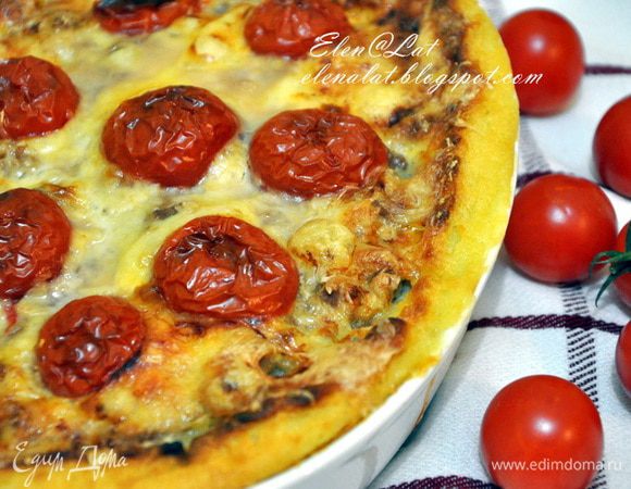 Выпекать в предварительно разогретой до 200С духовке, до золотистого цвета, примерно 30-40 минут.
Приятного аппетита!!!!!!!!