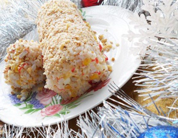 Вот такой рулетик. Приятного аппетита.