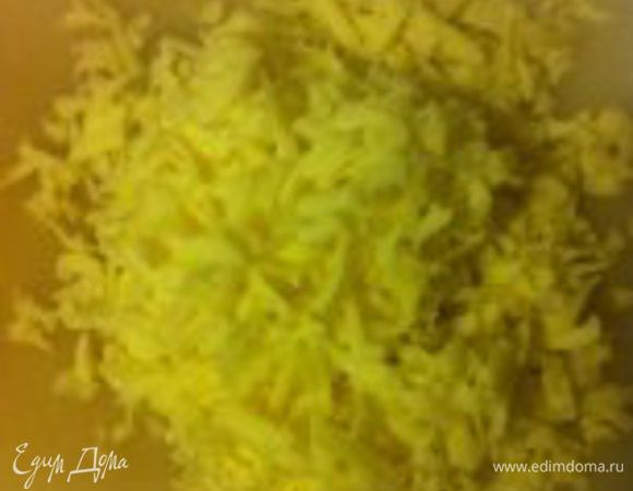 Натрем на терке сыр